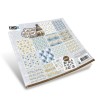 (BBPP10027)Paperpack - Berries Beauties - Gnomie Holidays 20 x 20 cm