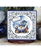 (SB11049)3D Pushout Sheet - Berries Beauties - Gnomie Holidays - Blue