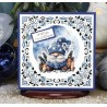 (SB11049)3D Pushout Sheet - Berries Beauties - Gnomie Holidays - Blue