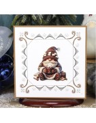 (SB11051)3D Pushout Sheet - Berries Beauties - Gnomie Holidays - Brown