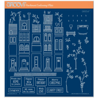 (GRO-HO-42522-15)Groovi Plate A4 Clarity Street