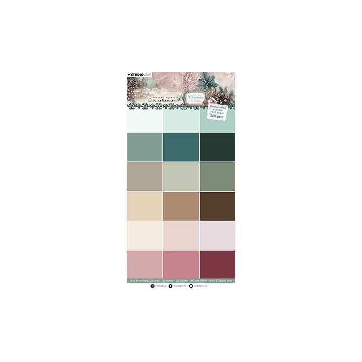 (JMA-CB-UPP395)Studio Light Double-sided card paper Christmas Blush nr. 395
