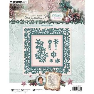 (JMA-CB-CD1059)Studio Light Cutting Die Snowy frame Christmas Blush nr. 1059