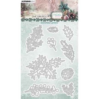 (JMA-CB-CD1061)Studio Light Cutting Die Christmas greens Christmas Blush nr. 1061