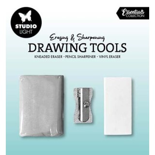 (SL-TO-DT01)Studio Light Kneaded & vinyl eraser, sharpener Essentials nr. 01