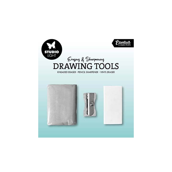 (SL-TO-DT01)Studio Light Kneaded & vinyl eraser, sharpener Essentials nr. 01