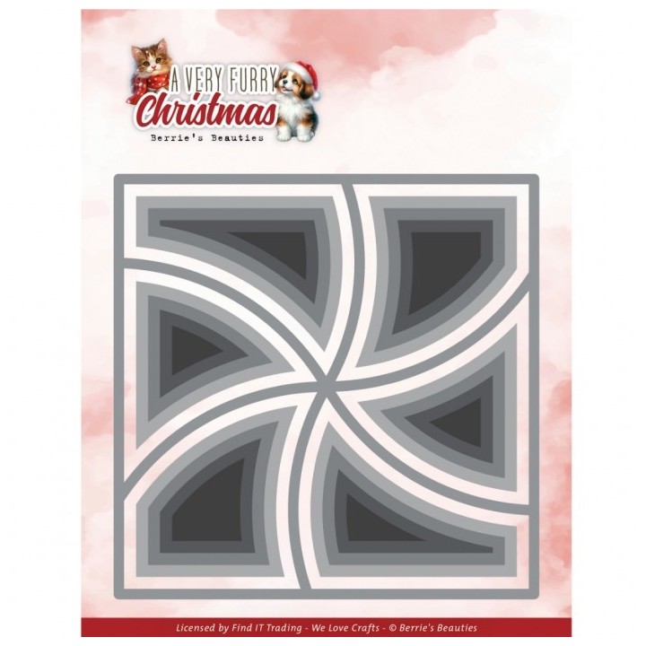 (BBD10065)Dies - Berries Beauties - A Very Furry Christmas - Very Furry Frame