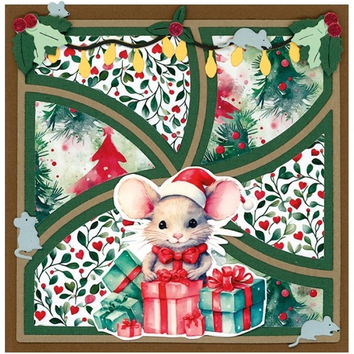(BBD10065)Dies - Berries Beauties - A Very Furry Christmas - Very Furry Frame