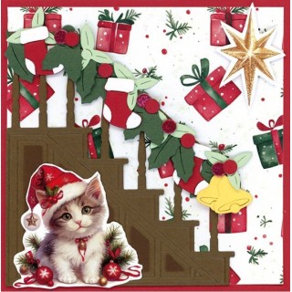 (BBD10066)Dies - Berries Beauties - A Very Furry Christmas - Very Furry Stair