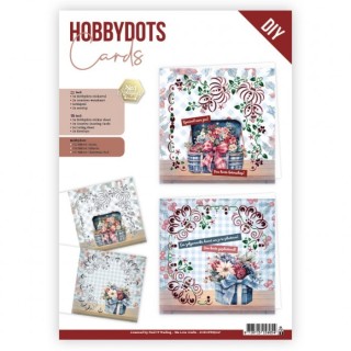 (DODOPPHJ247)Dot and Do Cards - Berries Beauties - Frosted Florals