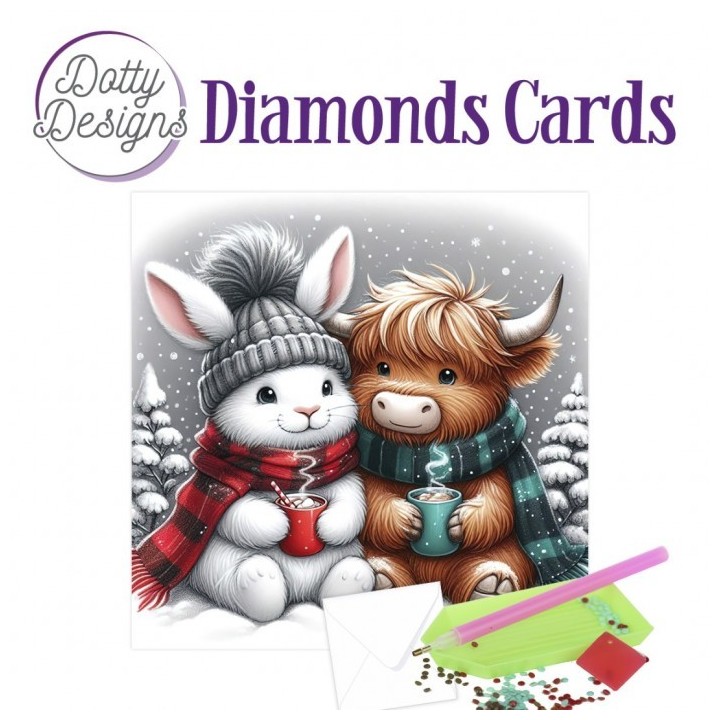 (DDDC1211)Dotty Designs Diamond Cards - Winter Friends