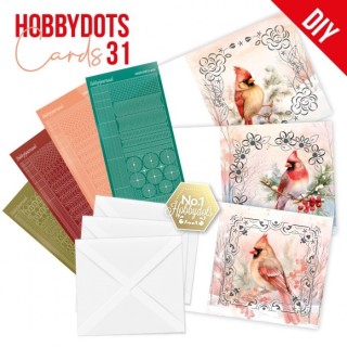 (DODOPP031)Dot and Do Cards 31 - Berries Beauties - Red Birds
