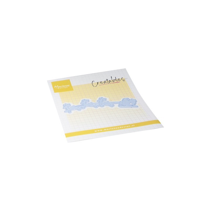 (LR0934)Creatables Santa & sleigh