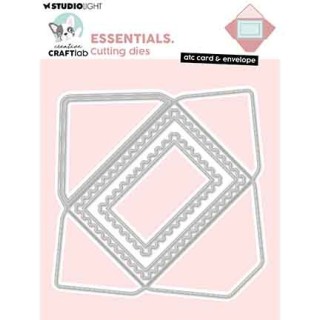 (CCL-ES-CD1054)Studio Light Cutting Die ATC card & envelope Essentials nr. 1054