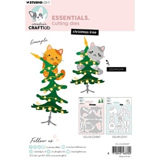 (CCL-ES-CD1057)Studio Light Cutting Die Christmas tree Essentials nr. 1057