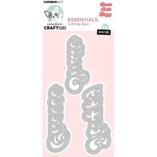 (CCL-ES-CD1058)Studio Light Cutting Die Wordz Essentials nr. 1058