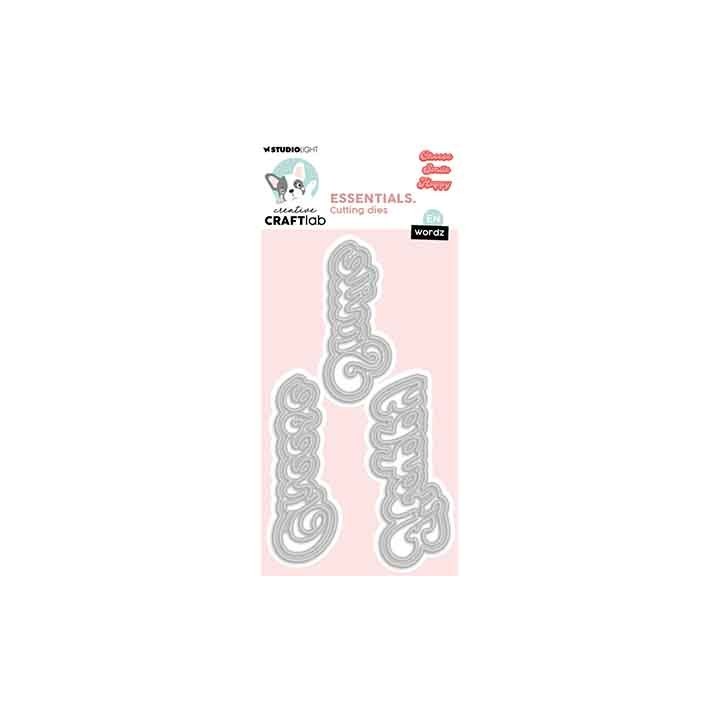 (CCL-ES-CD1058)Studio Light Cutting Die Wordz Essentials nr. 1058
