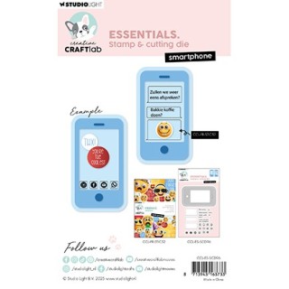 (CCL-ES-SCD96)Studio Light Stamp & Cutting Die Smartphone Essentials nr. 96