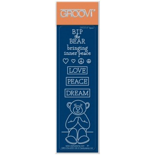 (GRO-CN-42551-06)Groovi® SPACER PLATE BIP the Bear Characters