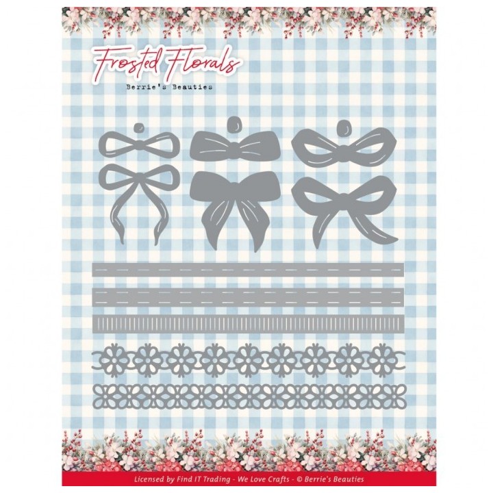 (BBD10069)Dies - Berries Beauties - Frosted Florals - Frosted Bow