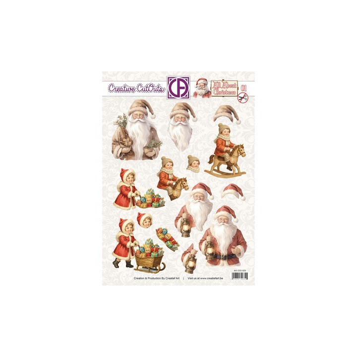 (CCO-025)3D Creative CutOuts  All About Christmas 01