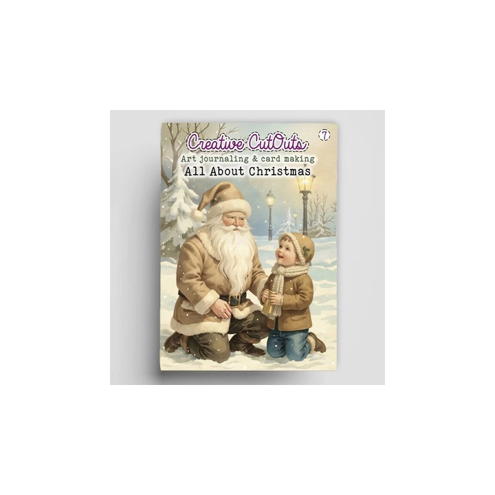 (CCOBOEK-007)3D Creative CutOuts All About Christmas Boek 7