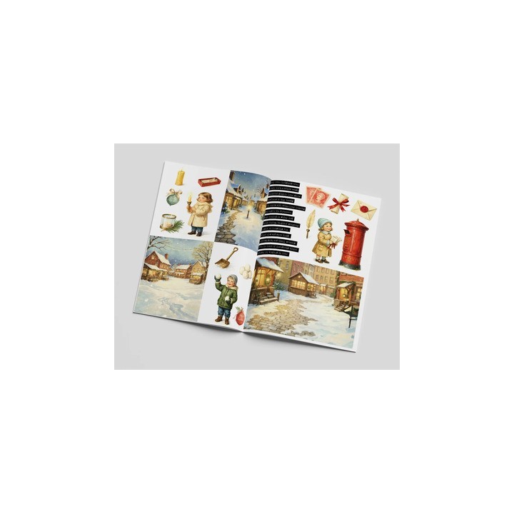 (CCOBOEK-007)3D Creative CutOuts All About Christmas Boek 7