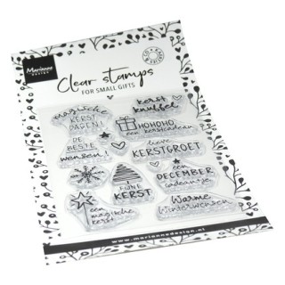 (CS1183)Clear stamp Kaertjes en Co - Kerst
