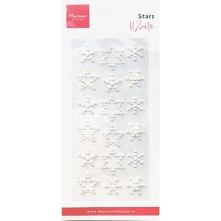 (CA3215)Marianne Design Stars - Pearls white