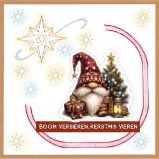 (STDOHS10011)3D Stitch and Do Sheet - Berries Beauties - Gnomie Holidays 1