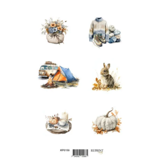 (KPA4112)REPRINT Birthday A4 Cutouts