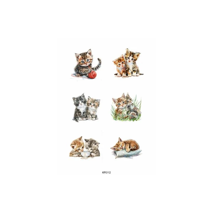 (KPA4113)REPRINT Animals A4 Cutouts