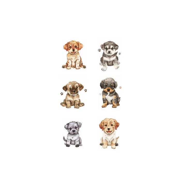 (KPA4113)REPRINT Animals A4 Cutouts