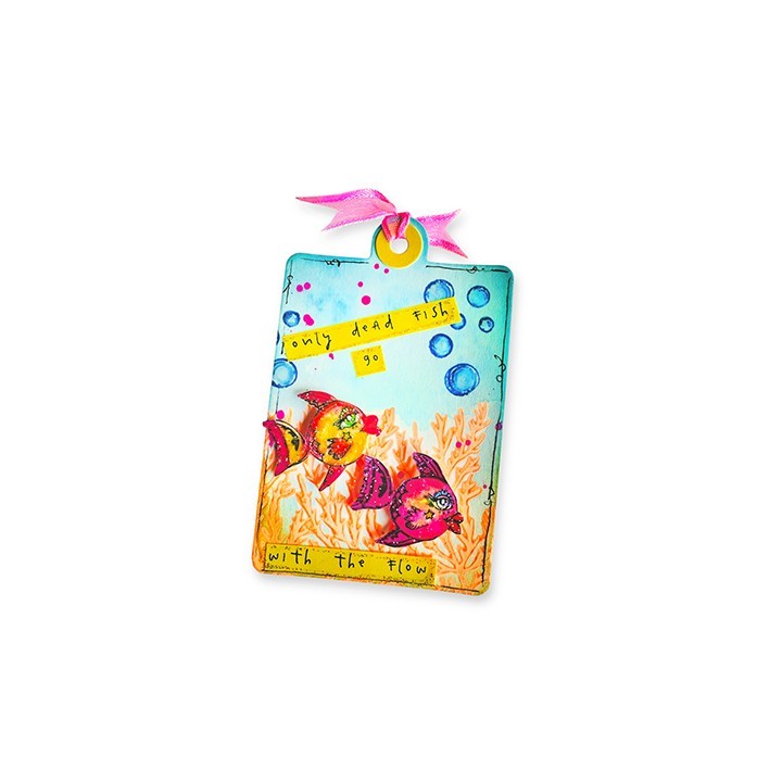 (ABM-25-STAMP888)Studio light Stamp A lot of corals Art By Marlene nr. 888