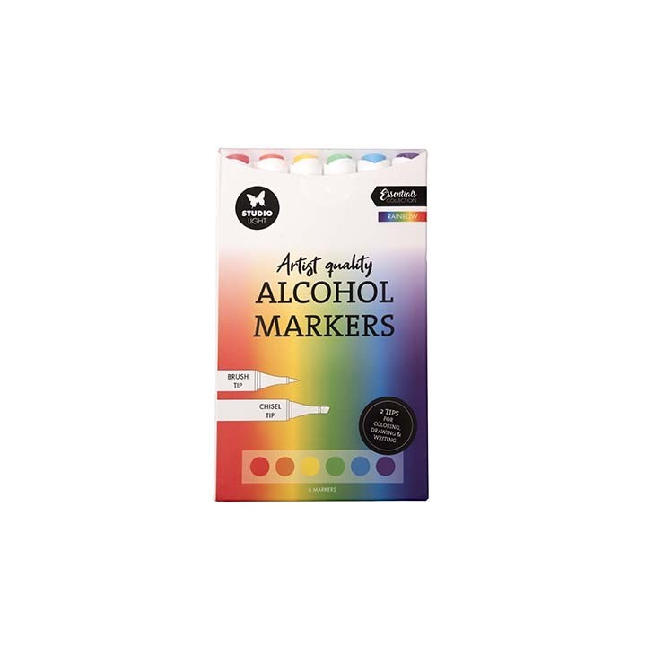 (SL-CO-MARK34)Studio Light Alcohol Markers Rainbow Essentials nr. 34