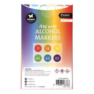 (SL-CO-MARK34)Studio Light Alcohol Markers Rainbow Essentials nr. 34