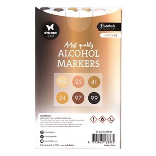 (SL-CO-MARK35)Studio Light Alcohol Markers Skintones Essentials nr. 35