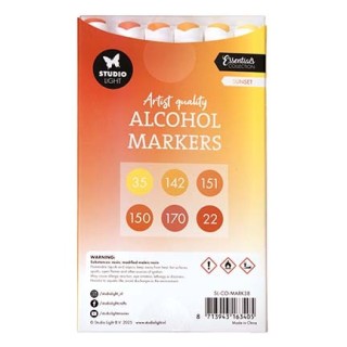 (SL-CO-MARK38)Studio Light Alcohol Markers Sunset Essentials nr. 38