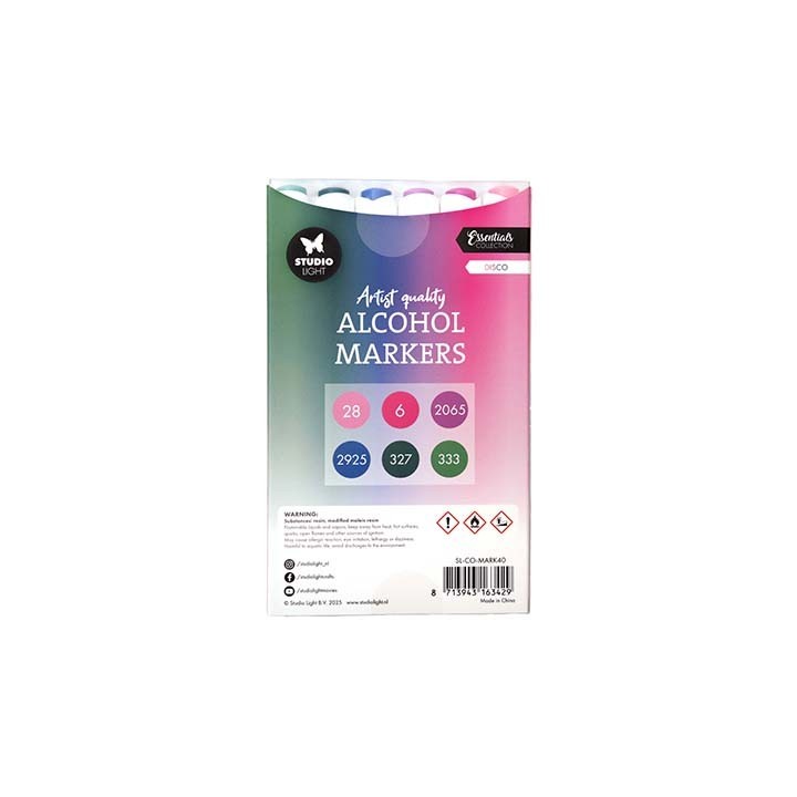 (SL-CO-MARK40)Studio Light Alcohol Markers Disco Essentials nr. 40
