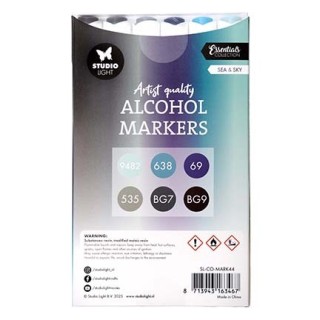 (SL-CO-MARK44)Studio Light Alcohol Markers Sea & Sky Essentials nr. 44