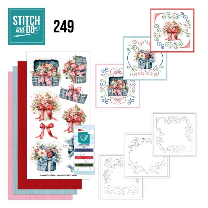(STDO249)Stitch and Do 249 - Berries Beauties - Frosted Flowers