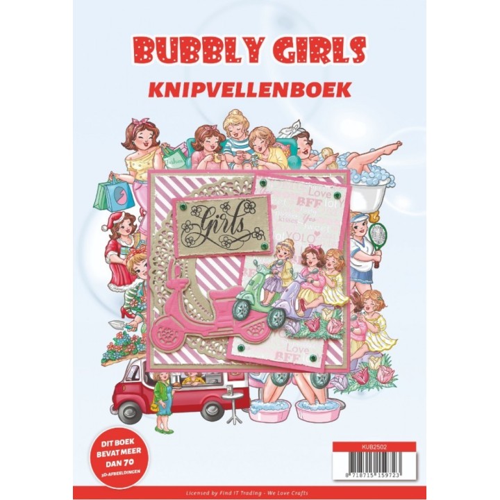 (KVB2502)Knipvellenboek - Bubbly Girls