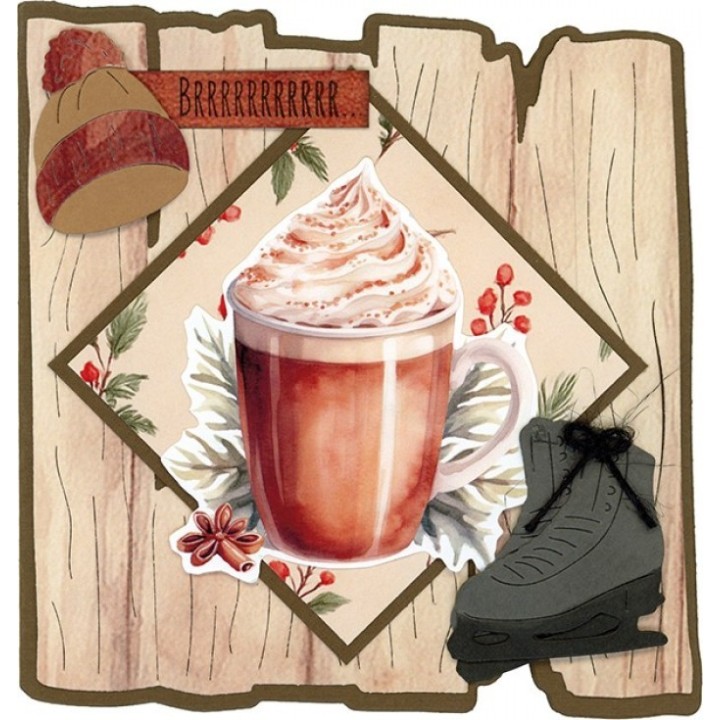 (BBD10071)Dies - Berries Beauties - Cosy WInter - Winter Wood