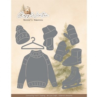(BBD10072)Dies - Berries Beauties - Cosy WInter - Winter Accessories