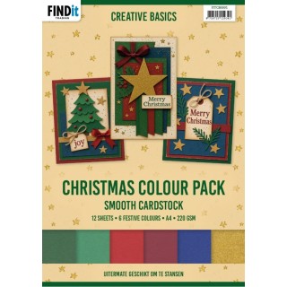 (FITCB0001)Find It Trading - Creative Basics - Christmas Color Pack