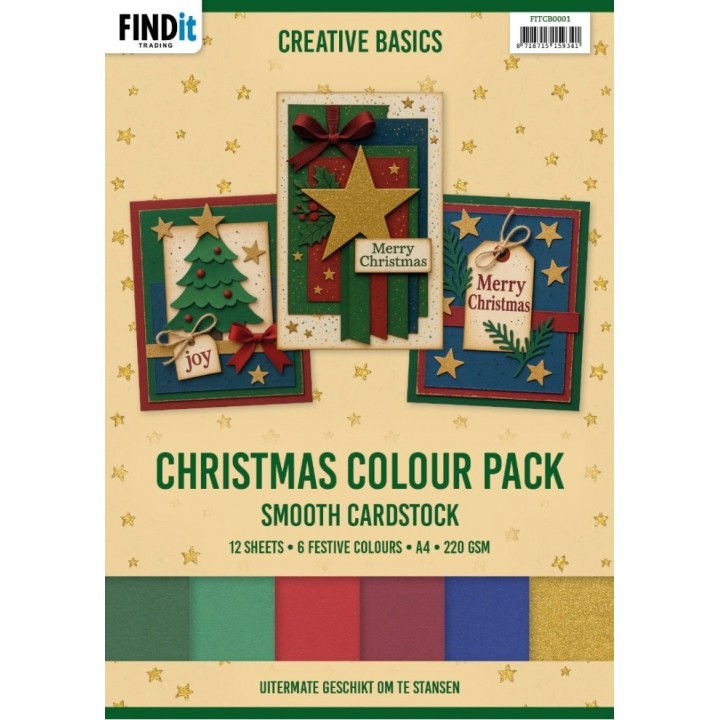(FITCB0001)Find It Trading - Creative Basics - Christmas Color Pack
