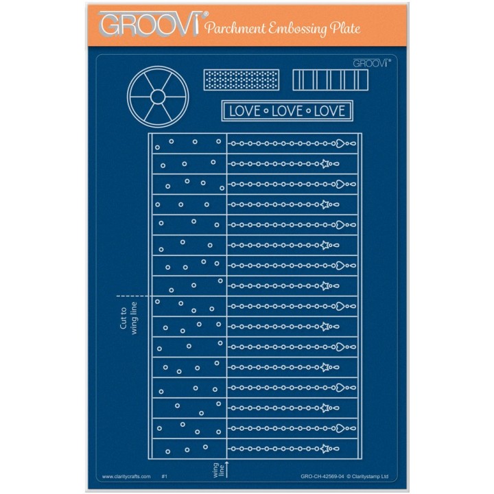 (GRO-CH-42569-04)Groovi Plate A5 Love Angel