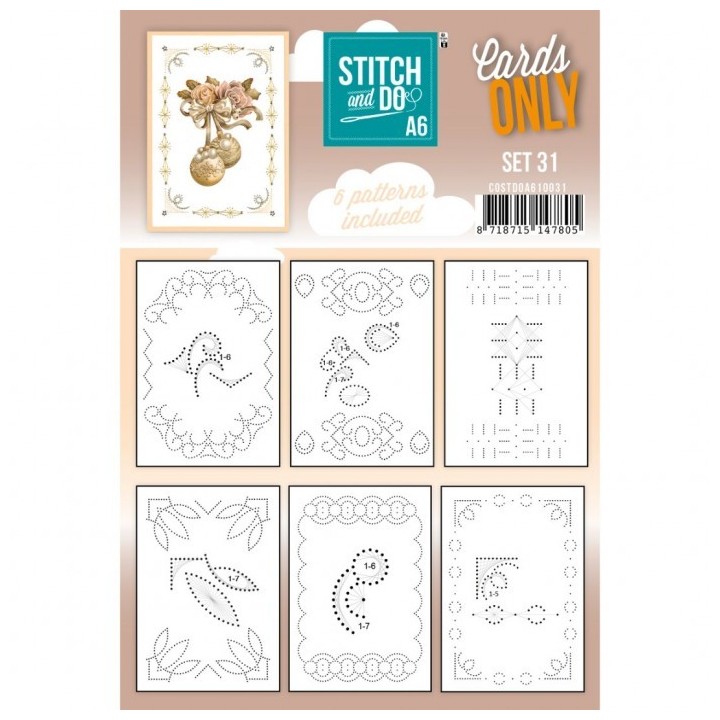 (COSTDOA610031)Stitch and Do - Cards Only A6 - Set 31