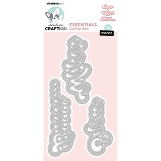 (CCL-ES-CD981)Studio Light Cutting Die Wordz Winter Essentials nr.981