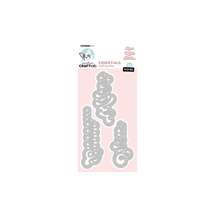 (CCL-ES-CD981)Studio Light Cutting Die Wordz Winter Essentials nr.981
